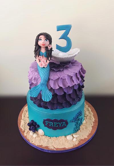 Mermaid - Cake by Ruby Rajagopal 