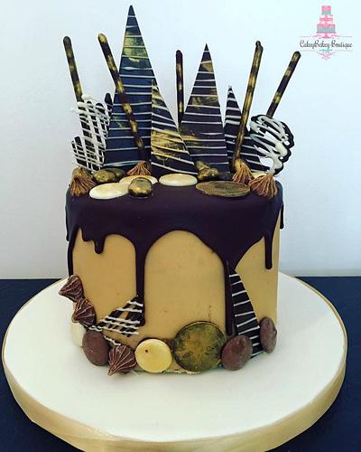 Chocolate Drippy Cake - Cake by CakeyBakey Boutique
