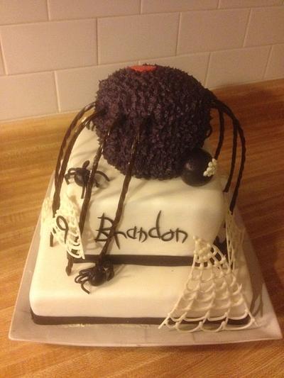 spider cake - Cake by Chrissa's Cakes
