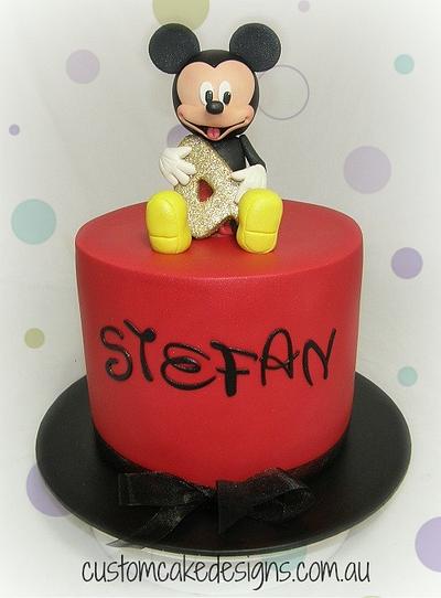 Mickey Birthday Cake - Cake by Custom Cake Designs