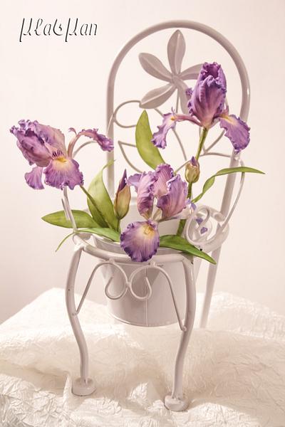 Iris Flower - Cake by MLADMAN