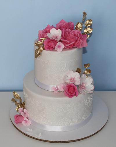 wedding cake - Cake by Adriana12