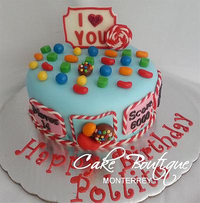 Candy Crush - Cake by Cake Boutique Monterrey