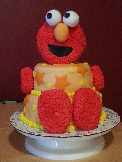 Elmo birthday cake - Cake by Karissa