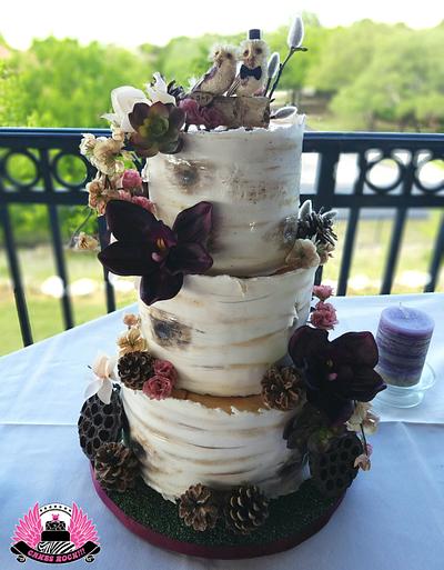 Birch Wedding Cake - Cake by Cakes ROCK!!!  