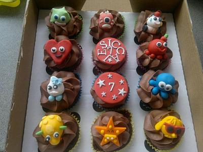 Moshi Monsters Cupcakes - Cake by Sharon Todd