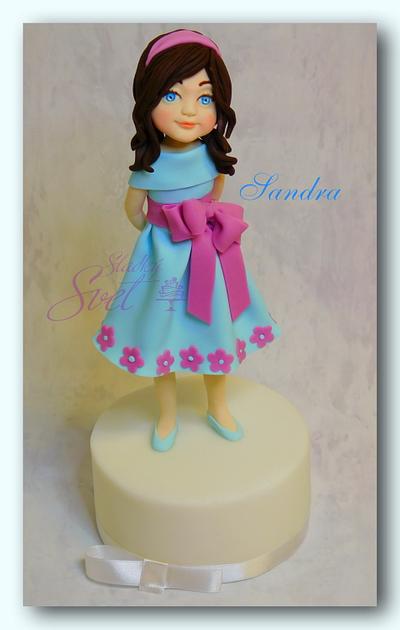 Sandra cake topper - Cake by Ela