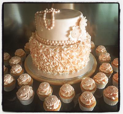 Romantic Belgian Wedding cake - Cake by Sherryannbakeshop