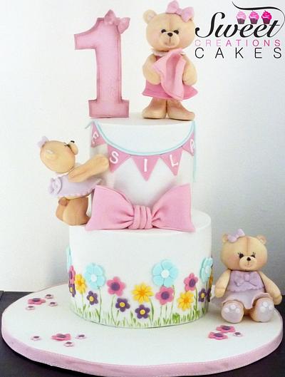 Spring first birthday cake - Cake by Sweet Creations Cakes