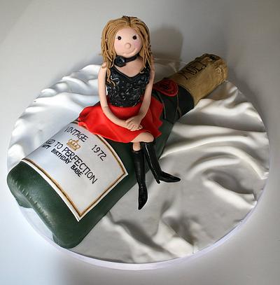 Moet Champagne cake - Cake by Alison Lee