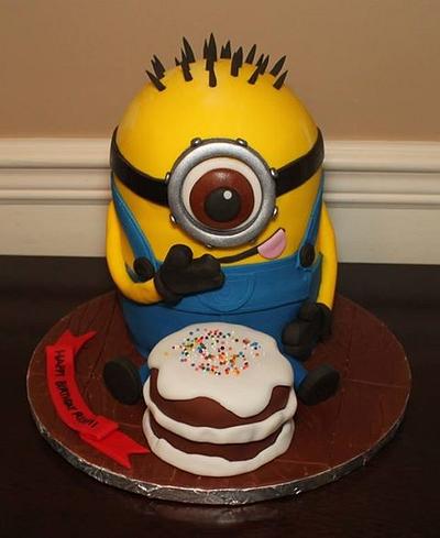 Yelllow Minion Cupcake Birthday Cake - Cake by TreatsSweetsAndEats