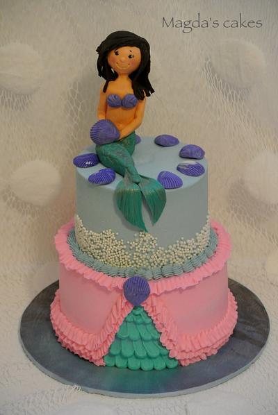 Betsy the Mermaid - Cake by Magda's cakes