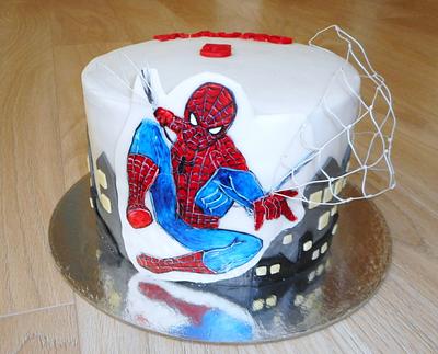 Spiderman  - Cake by Janka