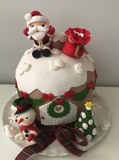Christmas panettone  - Cake by Bedina