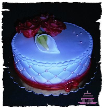 Simple birthday cake - Cake by Lenka Budinova - Dorty Karez