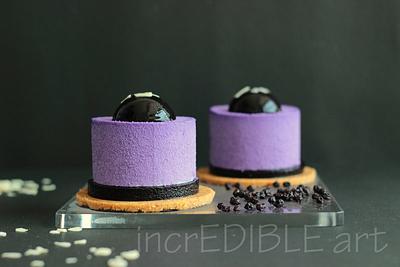 My Passion on MODERNIST PASTRY ART- Blueberry Cheesecake - Cake by Rumana Jaseel