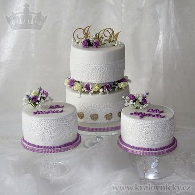 Wedding cake for Ivette - Cake by Eva Kralova