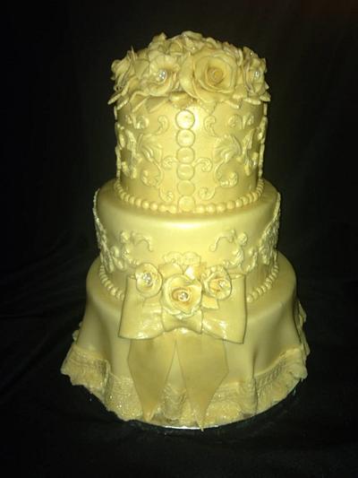 Wedding Dress Cake - Cake by beth78148