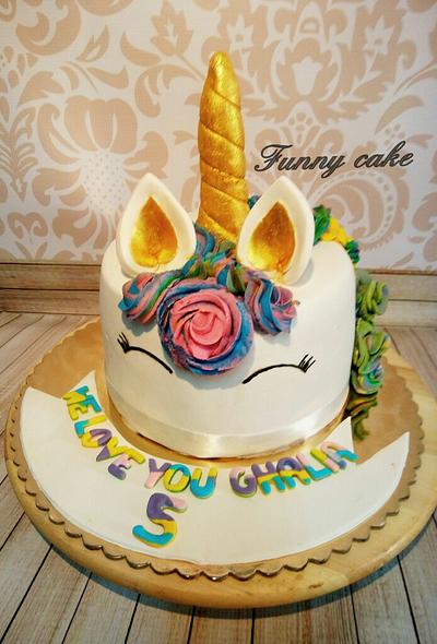 Unicorn cake  - Cake by Hala Heikal