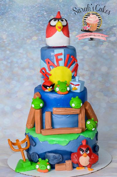 Angry Birds Cake - Cake by Sarah's Cakes