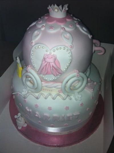 princess carriage cake - Cake by Carry on Cupcakes