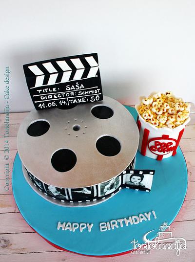 Film reel cake - Cake by Tortolandija