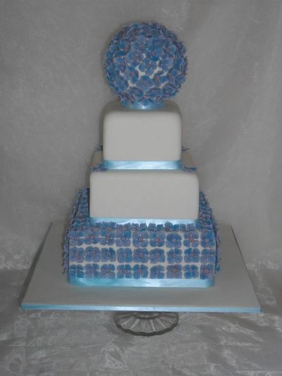 Hydrangea cake - Cake by Mandy