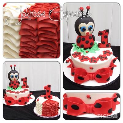Ladybug Birthday Cake - Cake by Jolirose Cake Shop