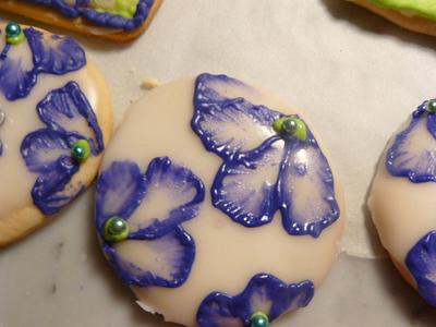 assorted glazed  sugar cookies - Cake by gail
