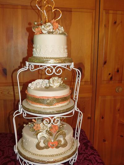 My wedding cake! - Cake by Nancy T W.