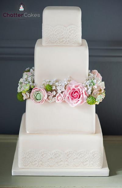 Vintage floral - Cake by Chatter Cakes