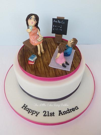 Teacher Selfie - Cake by Little Cake Fairy Dublin