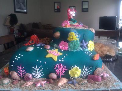 Ariel the mermaid cake - Cake by LaWanda 