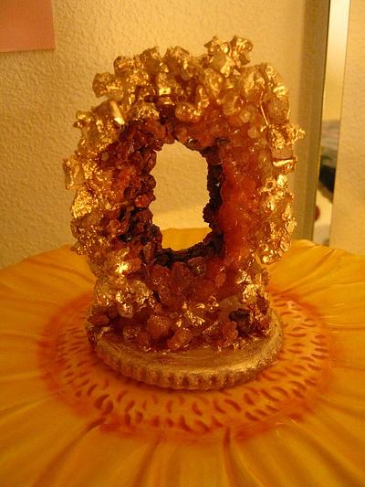 Amber Geode Topper - Cake by Cakeicer (Shirley)