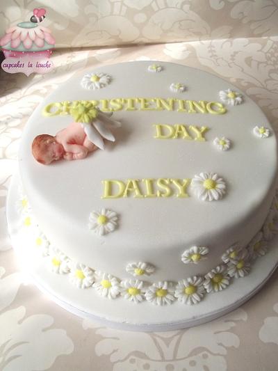 Christening cake - Cake by Cupcakes la louche wedding & novelty cakes
