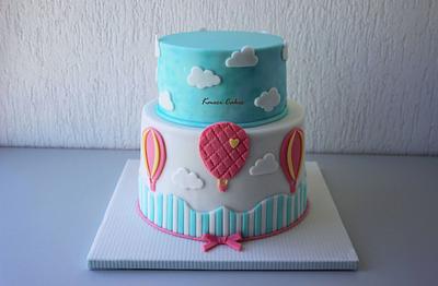 Hot air balloon - Cake by Kmeci Cakes 