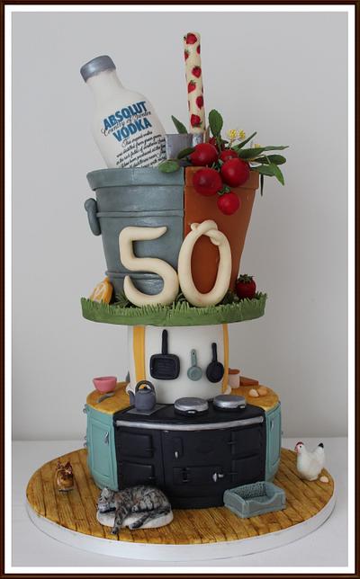 Fifty Years Young - Cake by Mrs Millie's