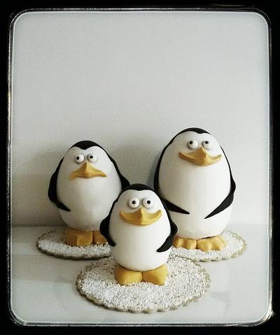 Penguins of Madagascar - Cake by Sugar Addict by Alexandra Alifakioti