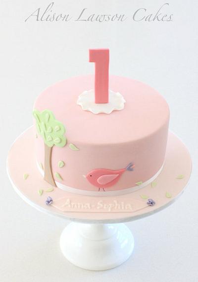 Birdie First Birthday - Cake by Alison Lawson Cakes