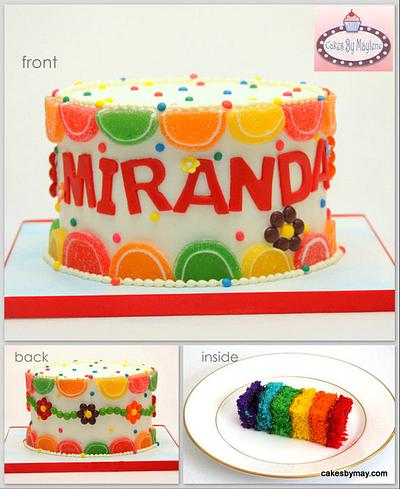 Candy Decorated Cake - Cake by Cakes by Maylene