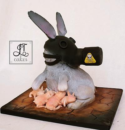 Acts of green - Carved Rabbit cake - Cake by JT Cakes