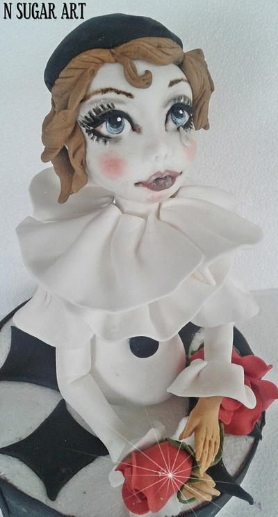 Pierrot - Cake by N SUGAR ART