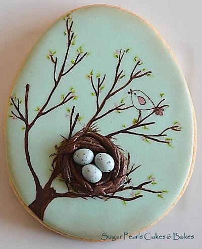 Bird Nest Cookie - Cake by SugarPearls