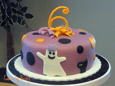 Not-So-Scary Halloween Birthday Cake - Cake by Becky Pendergraft