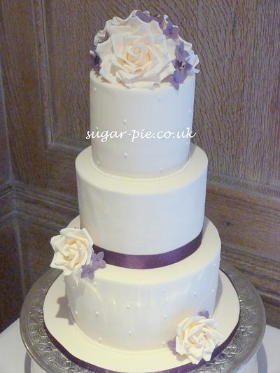 rose wedding cake - Cake by Sugar-pie