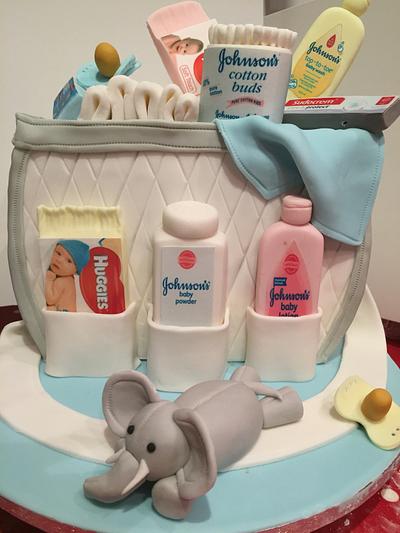 Baby shower cake - Cake by Sneakyp73
