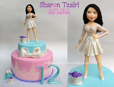birthday cake fasion style  - Cake by sharon tzairi - cakes-mania