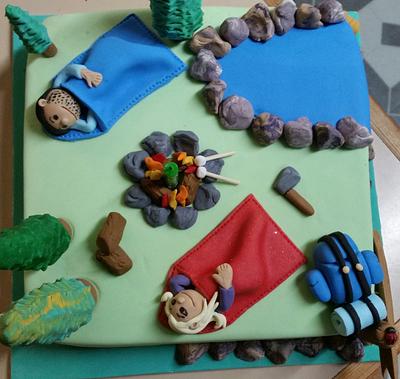 camping - Cake by Deelightfulcakes