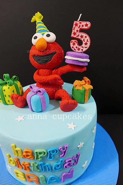 Elmo Cake - Cake by annacupcakes