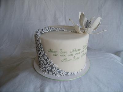 white wedding cake - Cake by Makina